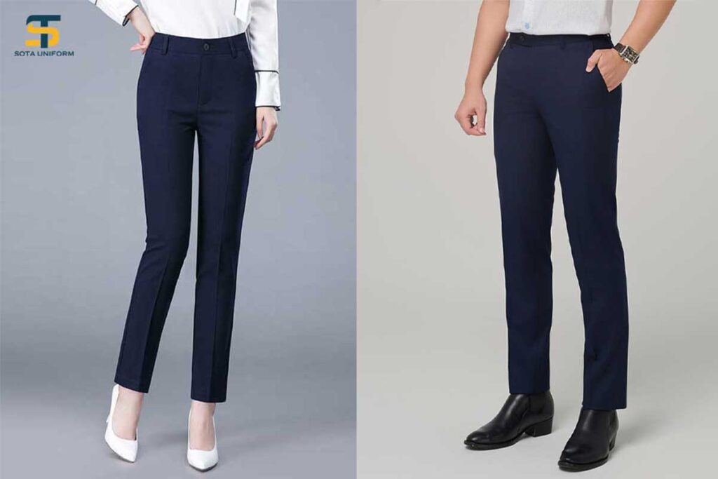 Mẫu đồng phục quần tây công sở